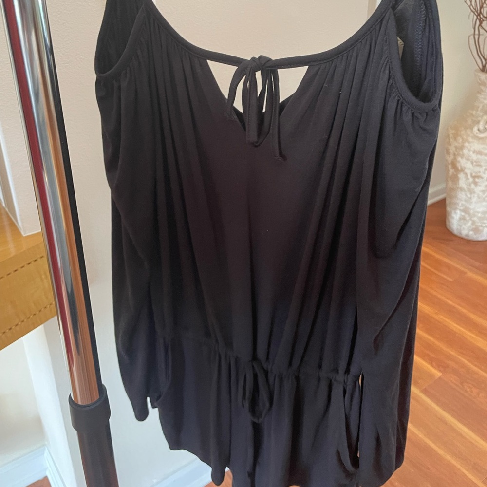 Chasor black long sleeve romper